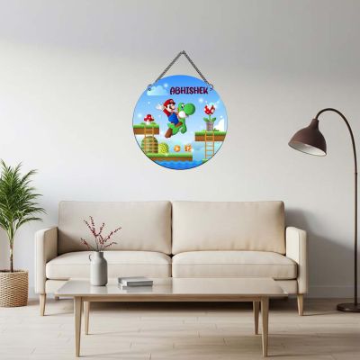 Personalized Gaming Theme Wall Hanging Wall Art Artworks Wall Hangings Birthday Return Gift Home Decor, Living Room & Kids Room Decor